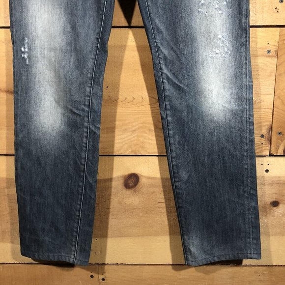 PRPS Fury Button Fly Jeans Mens Size 33x31 Distressed Faded Denim Ripped - Picture 4 of 14